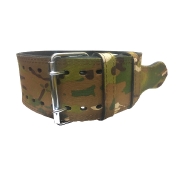 Пояс для пауэрлифтинга с пряжкой трехслойный (мультикам)